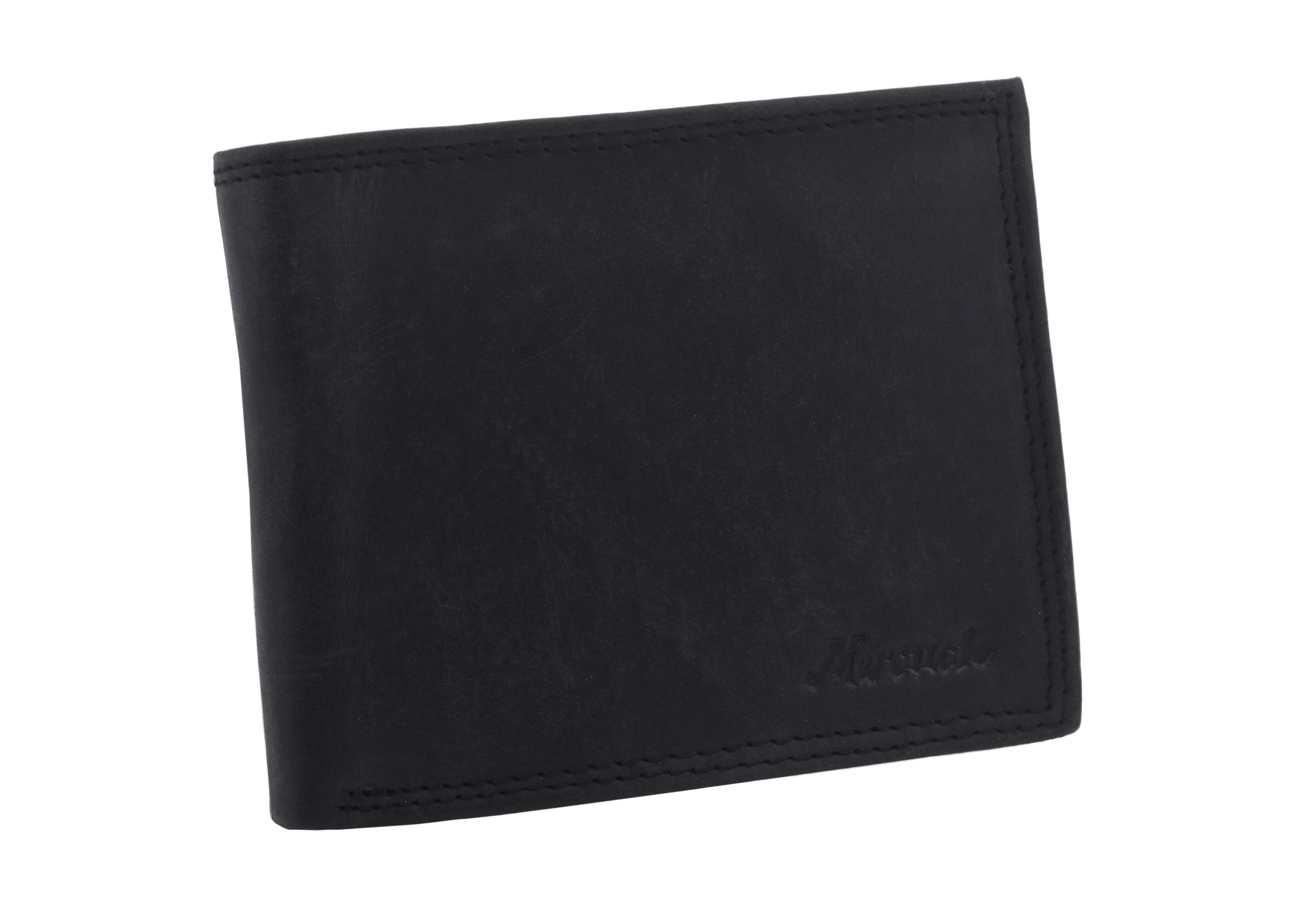 E-shop Pánska peňaženka MERCUCIO čierna (logo) 2911911