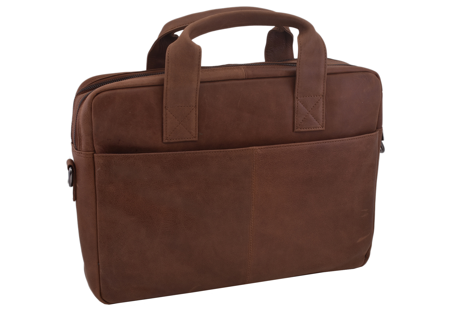 E-shop Kožená taška na notebook koňak 370116