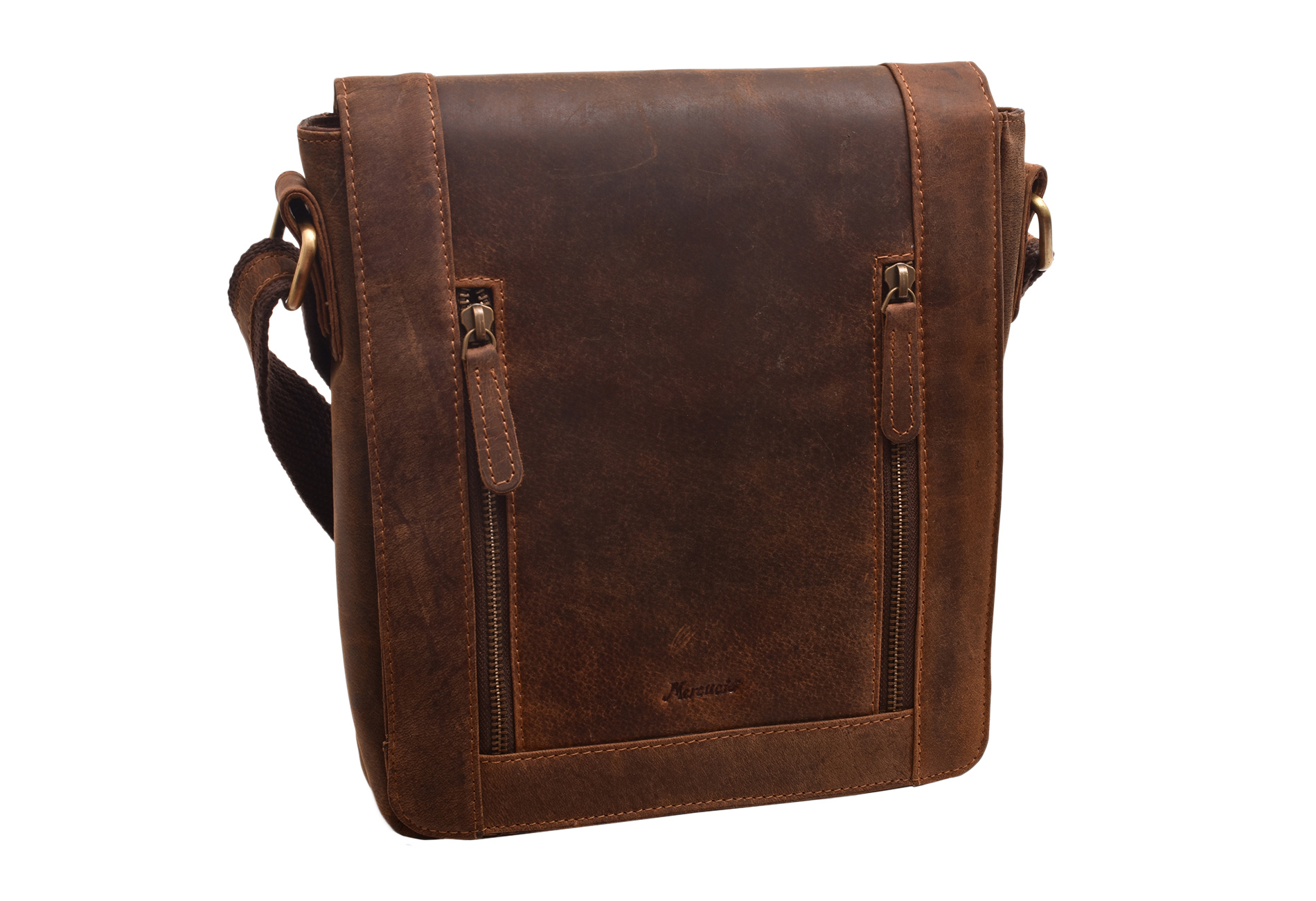 E-shop Pánske kožené crossbody tan hunter 250836