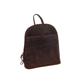 Dámska kožená crossbody kabelka hnedý hunter 250101