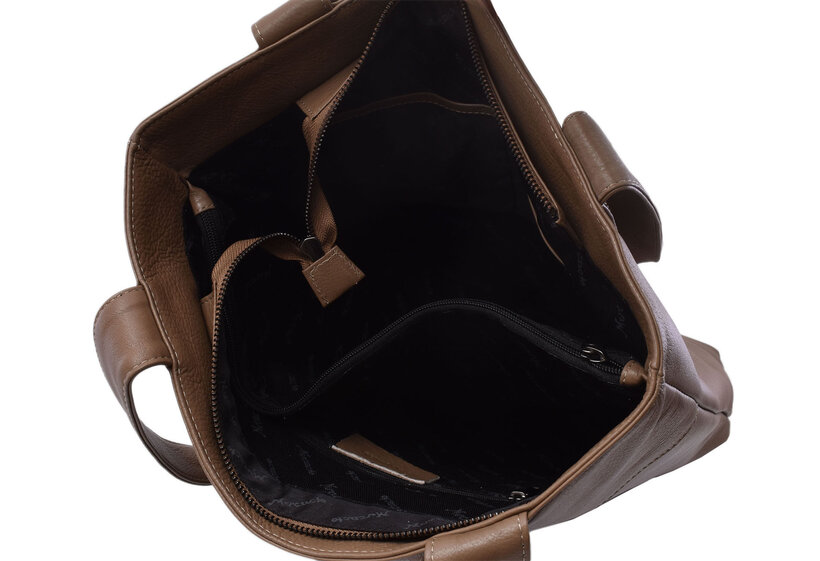 Dámska kožená kabelka topane 250703