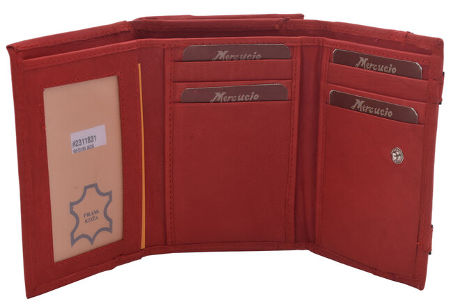 Dámska peňaženka MERCUCIO červená/čierna 2311831