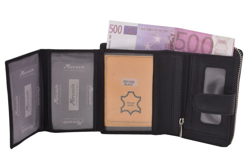 Dámska peňaženka MERCUCIO čierna 3311438 (akcia)