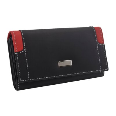 Dámska peňaženka MERCUCIO čierna/červená 2311803