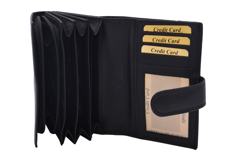 Dámska peňaženka RFID MERCUCIO čierna 2511514 (akcia)