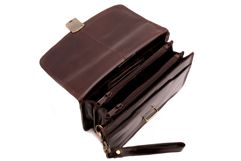 Kožená etue taška čokoládová 3711572