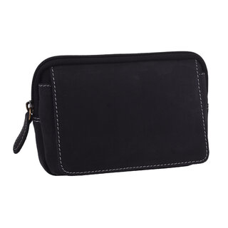 Kožené puzdro na opasok čierny hunter 250899