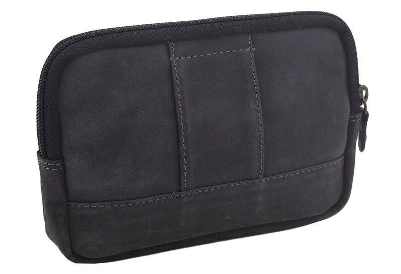Kožené puzdro na opasok čierny hunter 250899