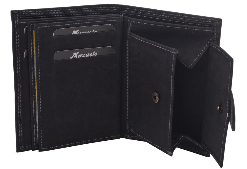 Pánska peňaženka MERCUCIO čierna (bez loga) 2911919