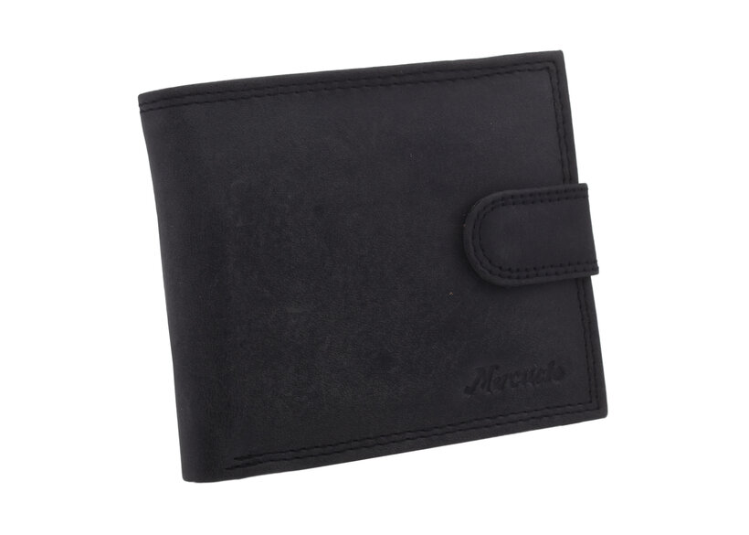 Pánska peňaženka MERCUCIO čierna (logo) 2911920