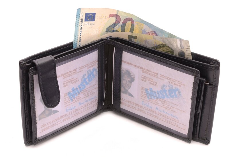 Pánska peňaženka MERCUCIO modrá 3311442 (akcia)