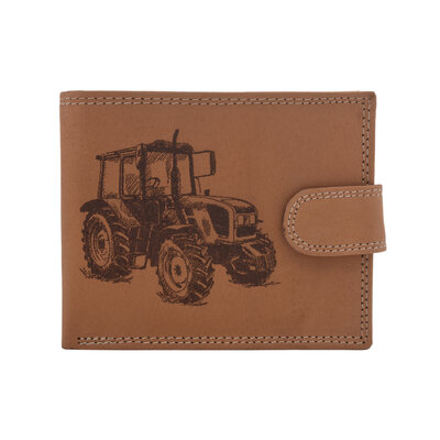 Pánska peňaženka MERCUCIO natural vzor 32 traktor 2911927