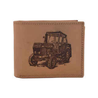 Pánska peňaženka MERCUCIO natural vzor 63 traktor II 2911911