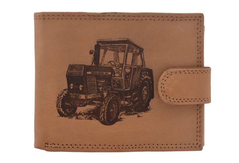 Pánska peňaženka MERCUCIO natural vzor 63 traktor II 2911927