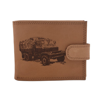 Pánska peňaženka MERCUCIO natural vzor 67 retro nákladné auto 2911927