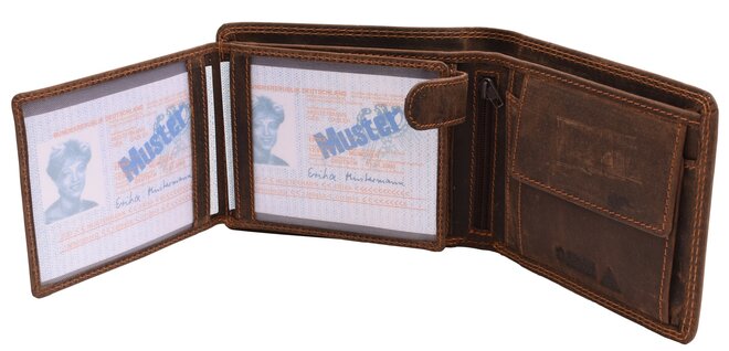 Pánska peňaženka RFID MERCUCIO sandal embos baran 2911908