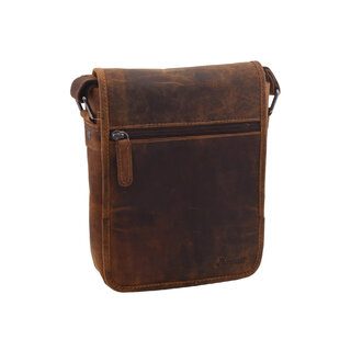 Pánske kožené crossbody camel 250906