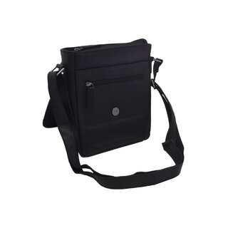 Pánske kožené crossbody černá nappa 250909