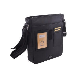 Pánske kožené crossbody čierna nappa 250836