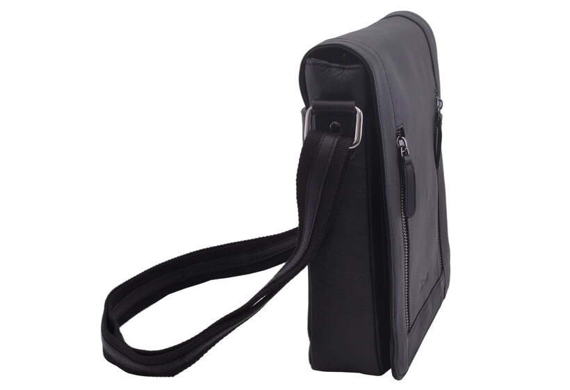 Pánske kožené crossbody čierna nappa 250836