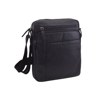 Pánske kožené crossbody čierna nappa 250839