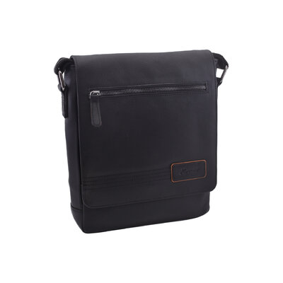 Pánske kožené crossbody čierna nappa 250853