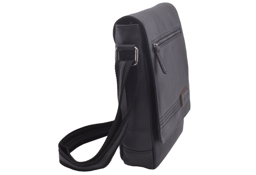 Pánske kožené crossbody čierna nappa 250853