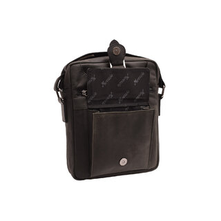 Pánske kožené crossbody čierny hunter 250860