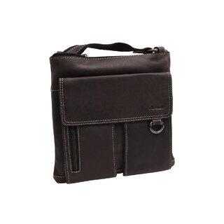 Pánske kožené crossbody čierny hunter 250903 (akcia)