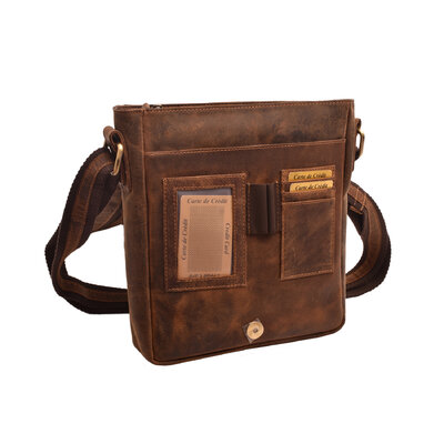 Pánske kožené crossbody tan hunter 250836