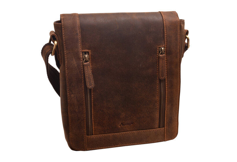 Pánske kožené crossbody tan hunter 250836