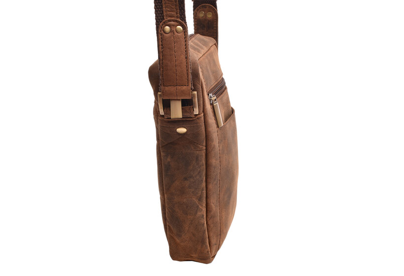 Pánske kožené crossbody tan hunter 250840