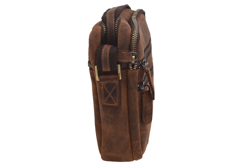 Pánske kožené crossbody tan hunter 250849