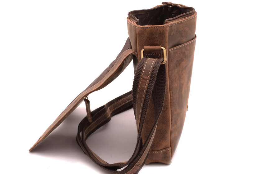 Pánske kožené crossbody tan hunter 250853