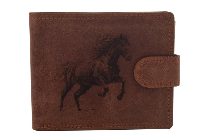 Pánsky darčekový set kôň vzor Mercucio 310 - pánska peňaženka 2911906 a prešitý pánsky opasok 747