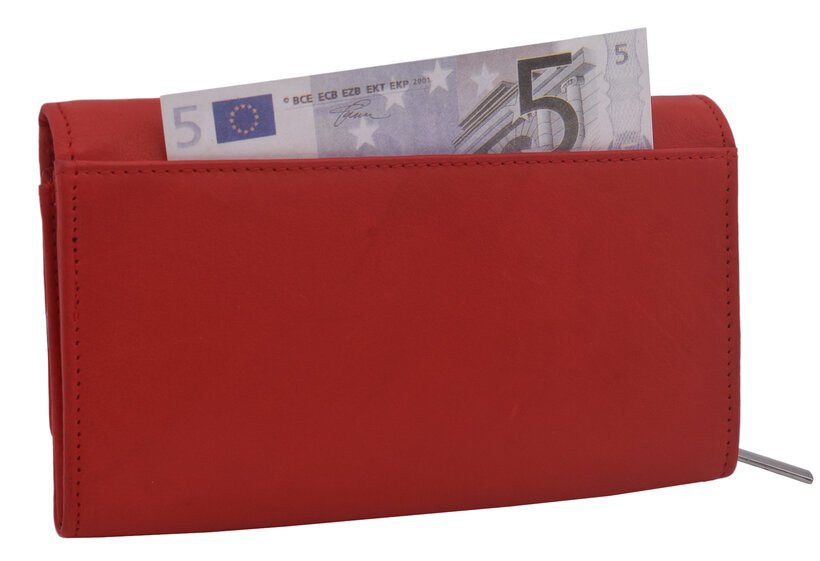 Peňaženka s euromincovníkom MERCUCIO červená 2311642